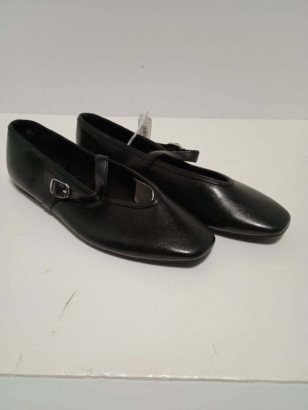 Old Navy Black Mary Jane Ballet Flats Buckle Square Toe Women’s Size 10 NWT
